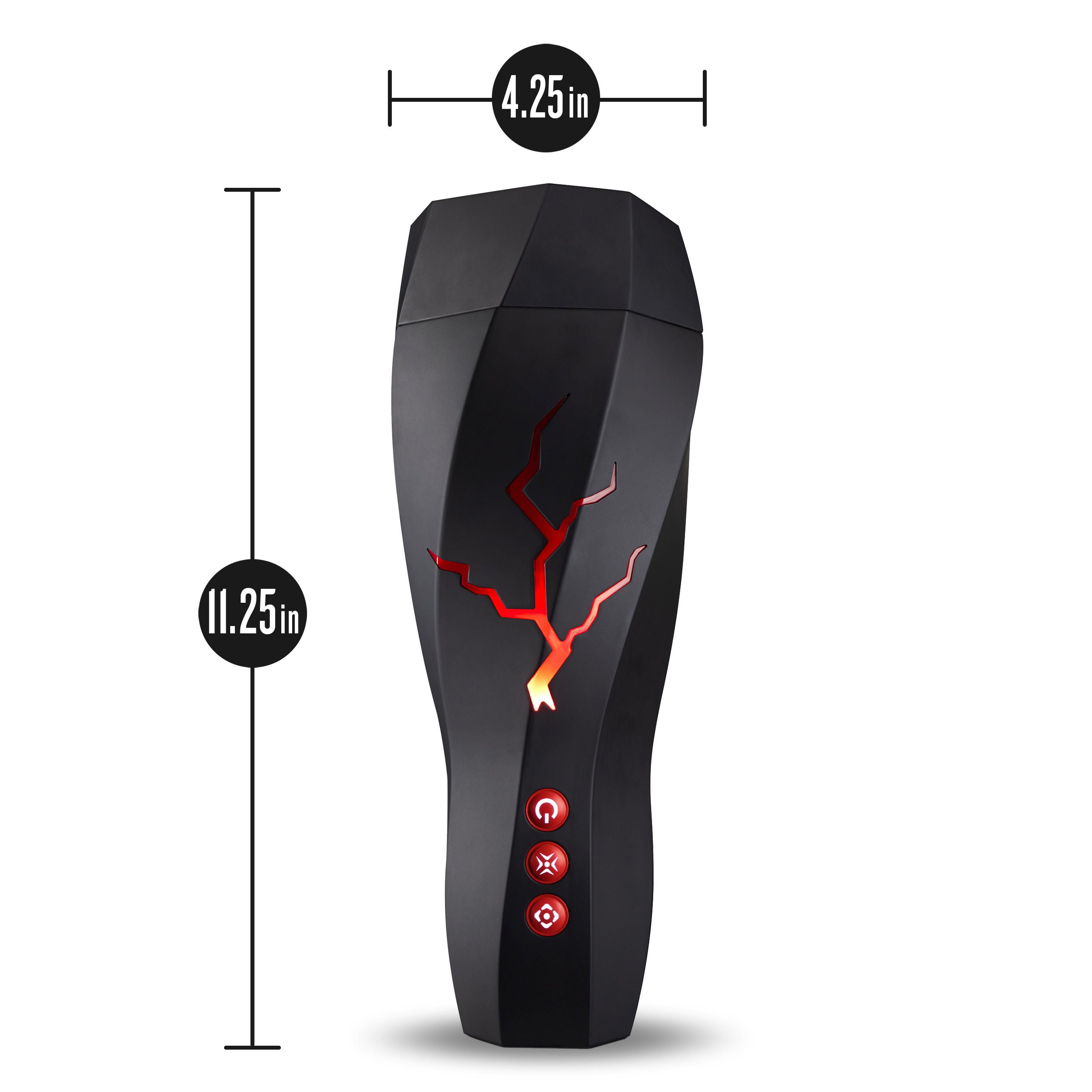 M for Men Storm (White) – Ribbed Masturbator Cup Vibrator with 7 Vibration Functions and Suction > Sex Toys For Men > Masturbators > Vibrating - Tophatter Daily Deals