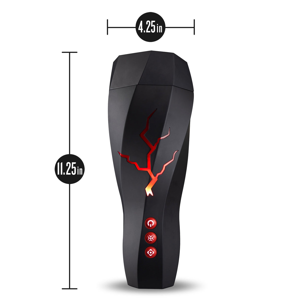 M for Men Storm (White) – Ribbed Masturbator Cup Vibrator with 7 Vibration Functions and Suction > Sex Toys For Men > Masturbators > Vibrating - Tophatter Daily Deals