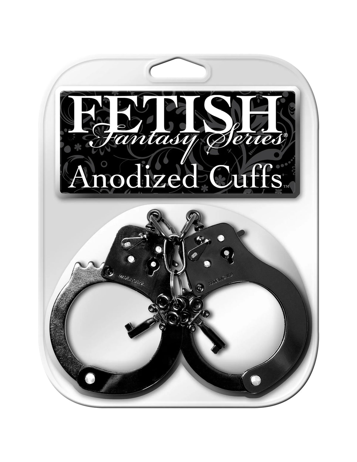 Fetish Fantasy Series Anodized Cuffs (Black) – Metal Restraint Cuffs > Bondage Gear > Handcuffs - Tophatter Daily Deals
