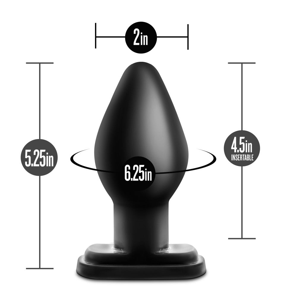 Anal Adventures 4.5 Inch Plug (Black) – Tapered Butt Plug > Anal Range > Butt Plugs - Tophatter Daily Deals