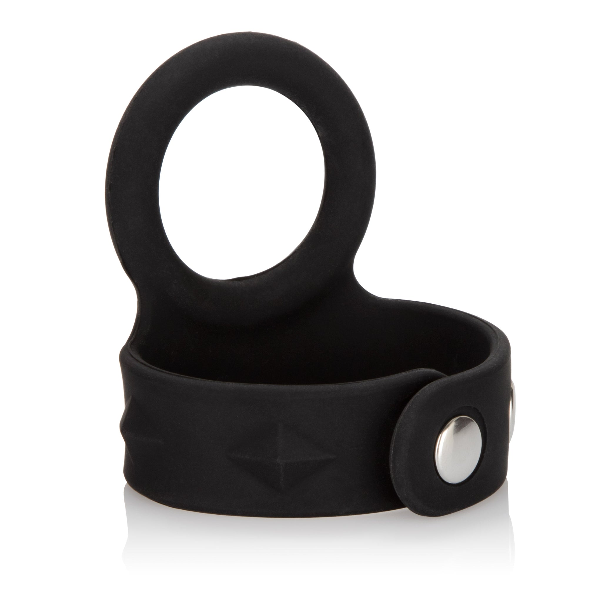 Silicone Adjustable Tri-Snap Scrotum Support Ring Large – Comfortable Silicone Support Ring > Cock Ring > Adjustable - Tophatter Daily Deals