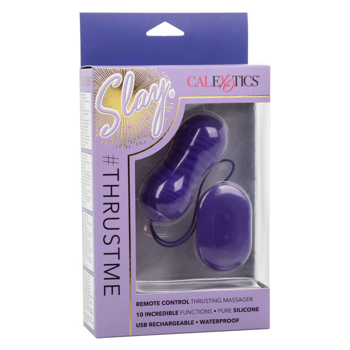 Slay ThrustMe Remote Control Ribbed Bullet Vibrator > Sex Toys For Ladies > Vibrating Eggs - Tophatter Daily Deals