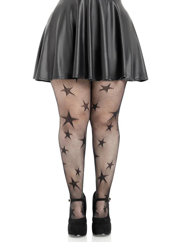 Star Net Tights – Nylon Spandex Tights > Clothes > Hosiery > Pantyhose & Tights - Tophatter Daily Deals
