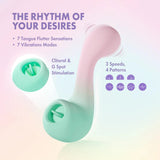 Melody Dual-Ended Vibrator for Clitoral and Tongue Stimulation > Sex Toys For Ladies > Clitoral Vibrators and Stimulators - Tophatter Daily Deals