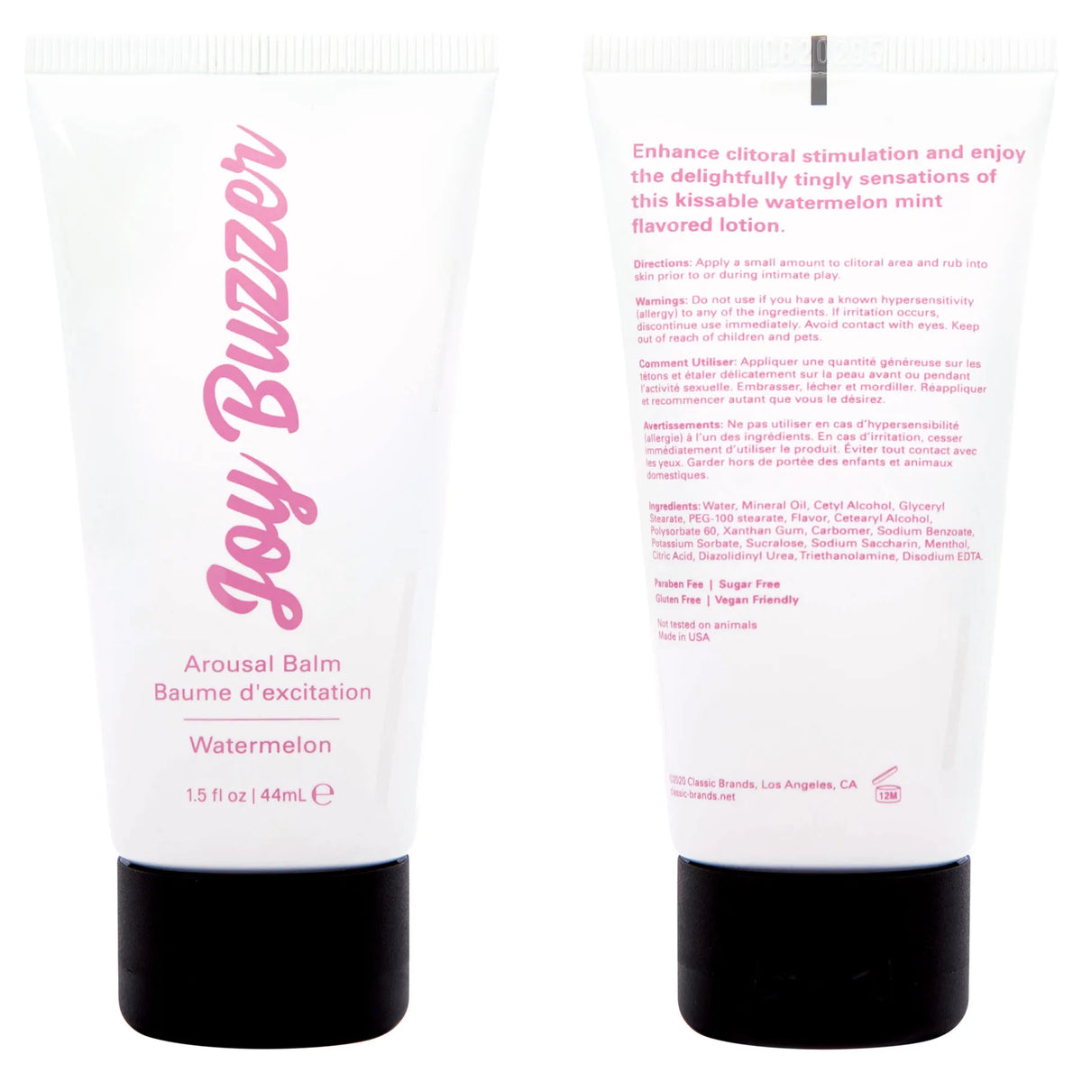 Joy Buzzer Watermelon – Kissable Cooling Lotion for Clitoral Stimulation > Essentials > Womens Enhancers - Tophatter Daily Deals