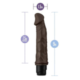 Dr Skin Vibe 6 (Chocolate) – Realistic 9 Inch Vibrating Dildo > Vibrators > Realistic Vibrators - Tophatter Daily Deals
