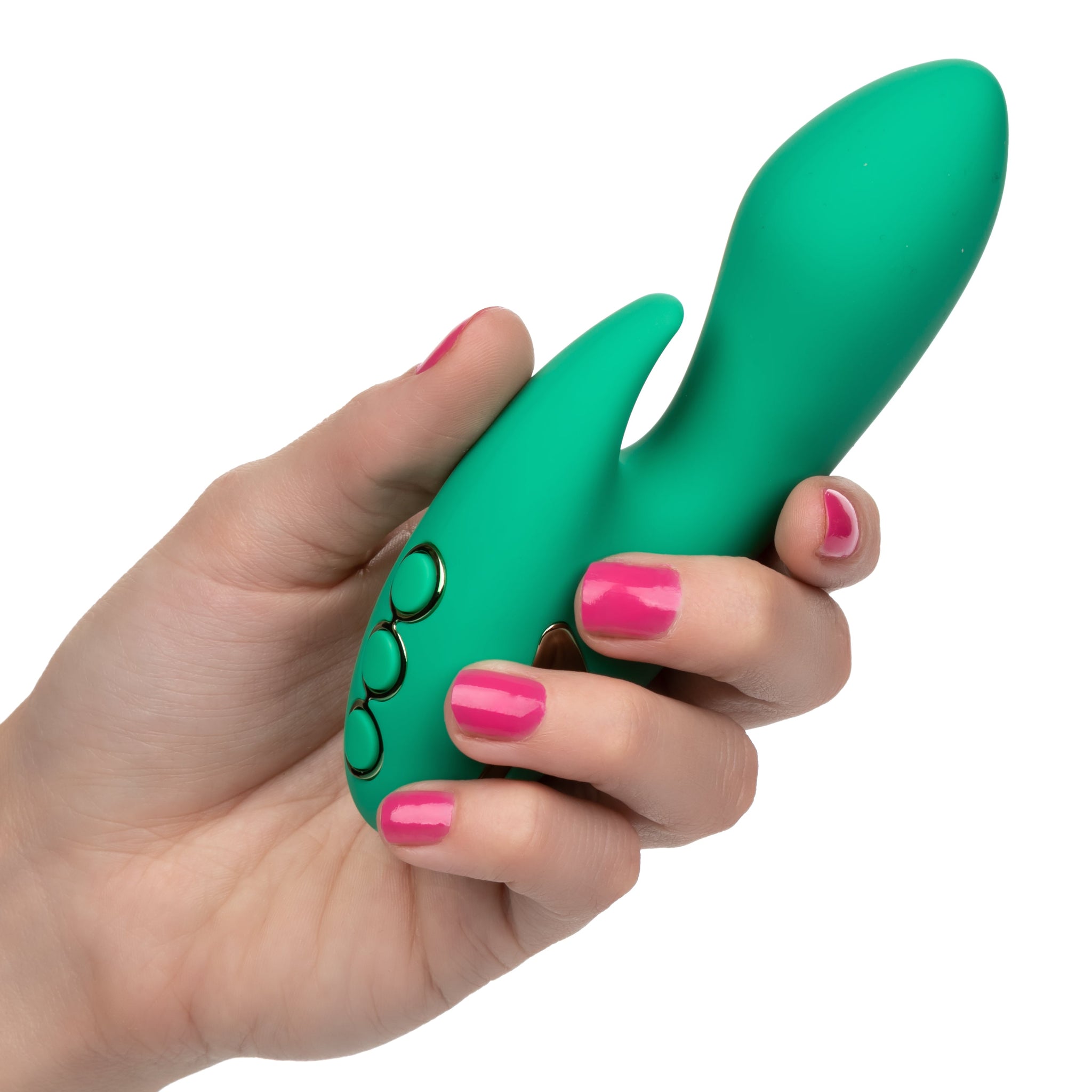 California Dreaming Sierra Sensation Flexible Teaser in Green with 10 Vibration Modes and Silicone Body > Vibrators > Ladies > Rabbit - Tophatter Daily Deals