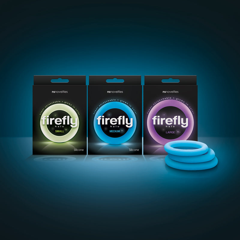 Firefly Halo (Glow in the Dark Clear) – Small 50mm Silicone Cock Ring > Cock Ring > Single - Tophatter Daily Deals