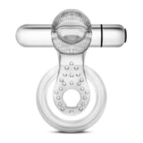 Stay Hard 10 Function Vibrating Tongue Ring Clear 2.5 Inch > Cock Ring > Sling - Tophatter Daily Deals