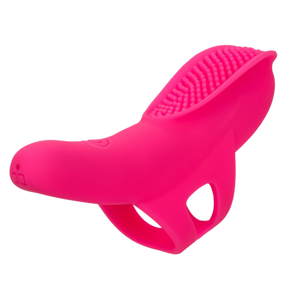 Neon Vibes The Nubby Vibe Pink Silicone Finger Teaser with 10 Functions and Rechargeable > Vibrators > Finger Vibrators - Tophatter Daily Deals