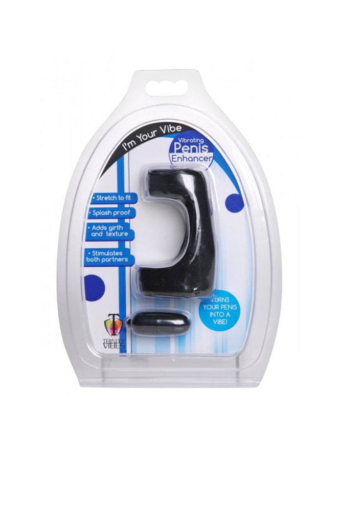 XR Brands - Trinity Vibes - I Am Your Vibe - Double Ring Penis Enhancer - Black Sex Toy - Tophatter Daily Deals