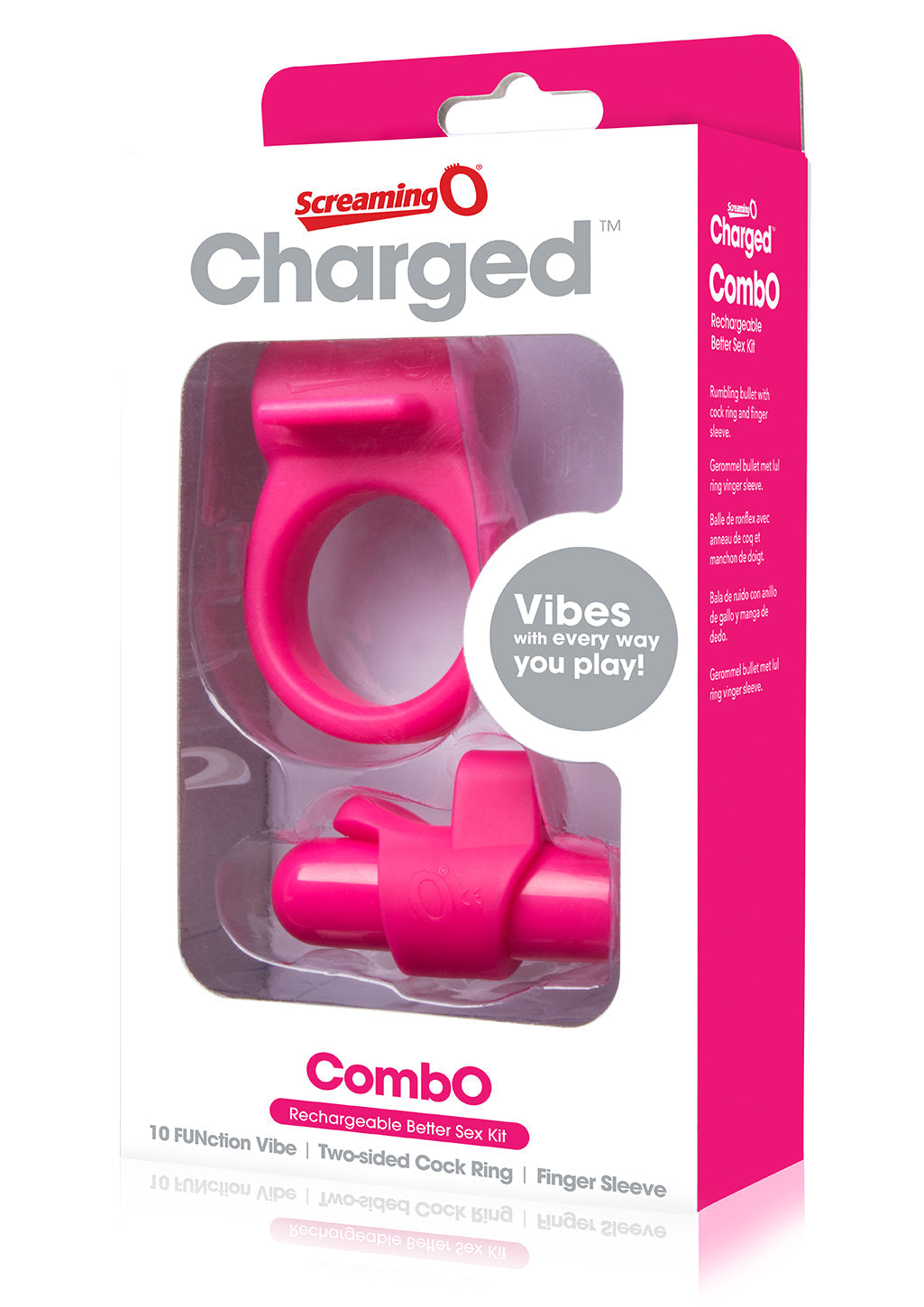 Charged Combo Kit 1 – Body-Safe Silicone Cock Ring and Fingertip Sleeve Kit > Sex Toys > Couples Toys - Tophatter Daily Deals