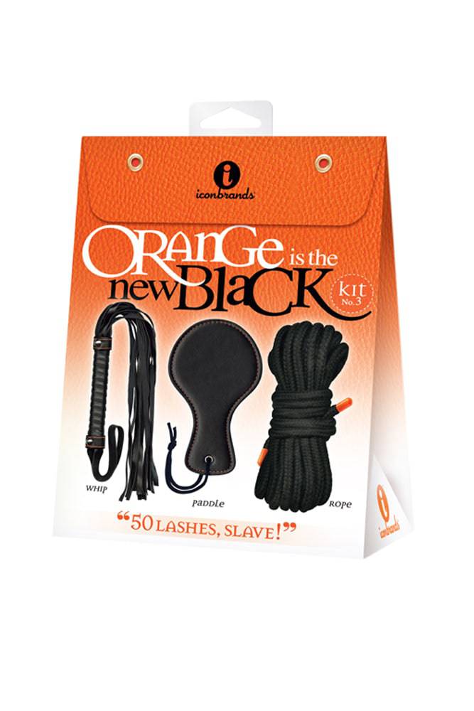 Icon Brands - Orange is the New Black - Kit 3 - 50 Lashes Slave Kit BDSM - Tophatter Daily Deals