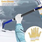 Ice Scraper Extendable Telescoping Snow Remover Automotive - Tophatter Daily Deals
