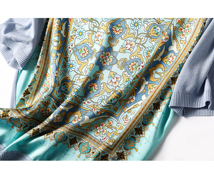 Summer Ice Silk Short Sleeve T-shirt Blouses - Tophatter Daily Deals