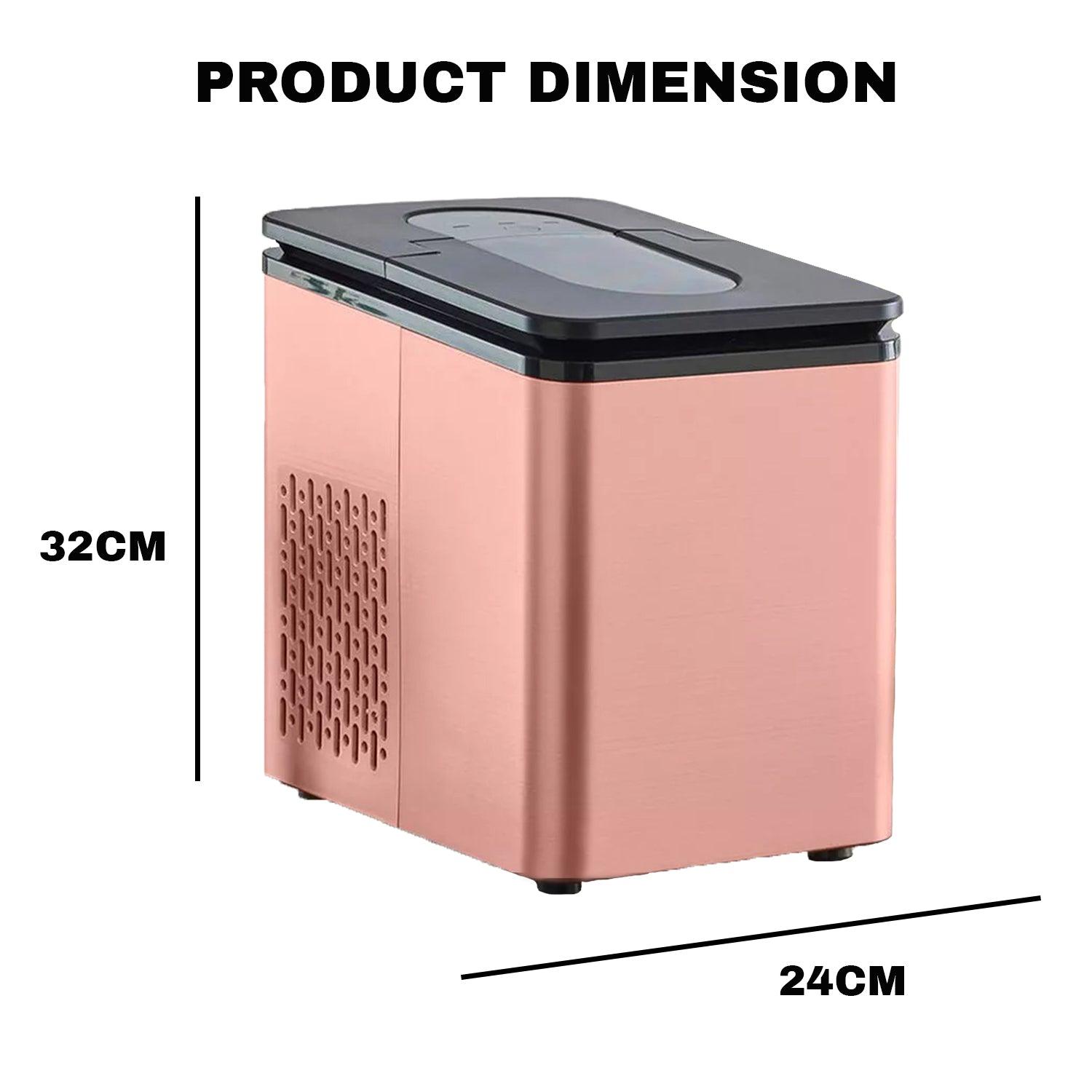 Ice Cubes Maker Machine - 1.8L Automatic Electric Ice Cube Maker Counter Top Cocktails Drink Home - Tophatter Daily Deals