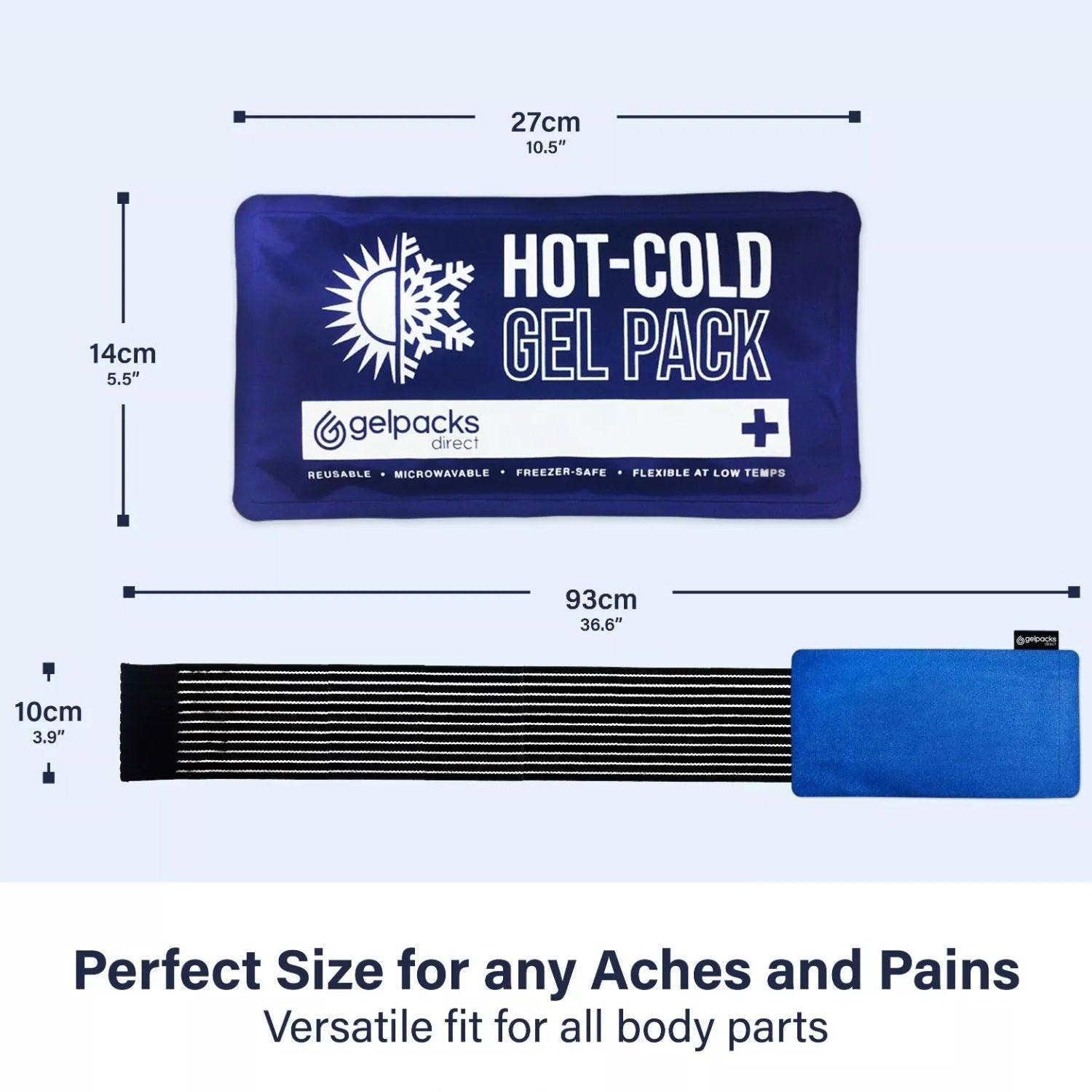 Injury Ice Pack - 3-in-1 Knee Ice Wrap Reusable Ice Packs for Knees Hot and Cold Gel Pack Health Care - Tophatter Daily Deals