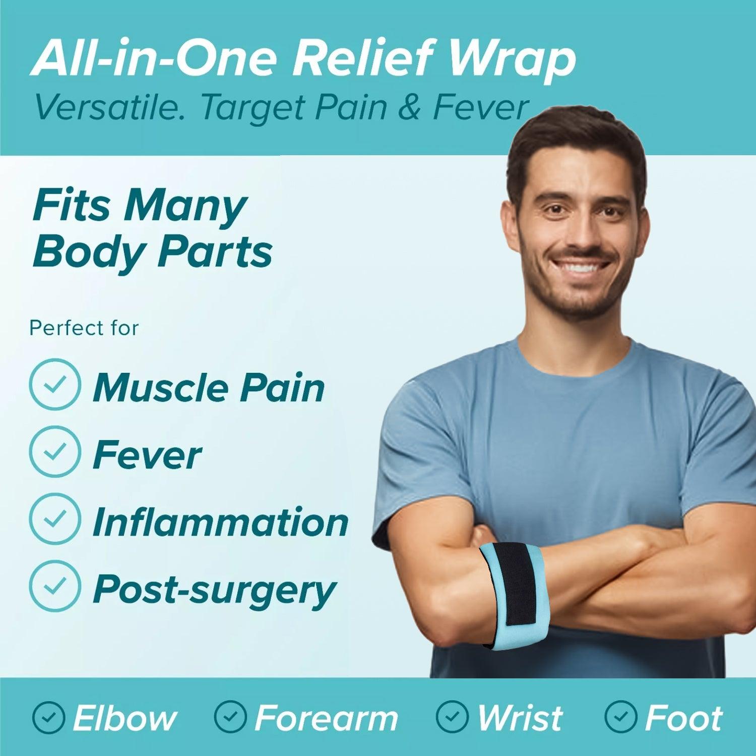 Migraine Ice Pack - Adjustable Head Wrap For Hot Cold Therapy Health Care - Tophatter Daily Deals