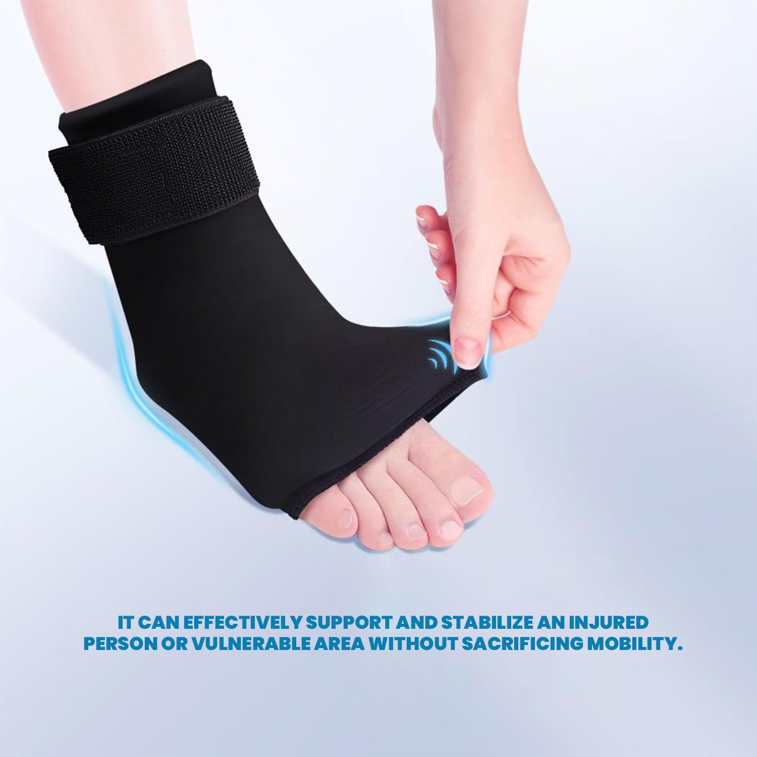 Ankle Ice Pack - Foot Ice Pack Wrap Ice Pack Wrap Hot Cold Therapy Cooling Sock Health & Beauty - Tophatter Daily Deals