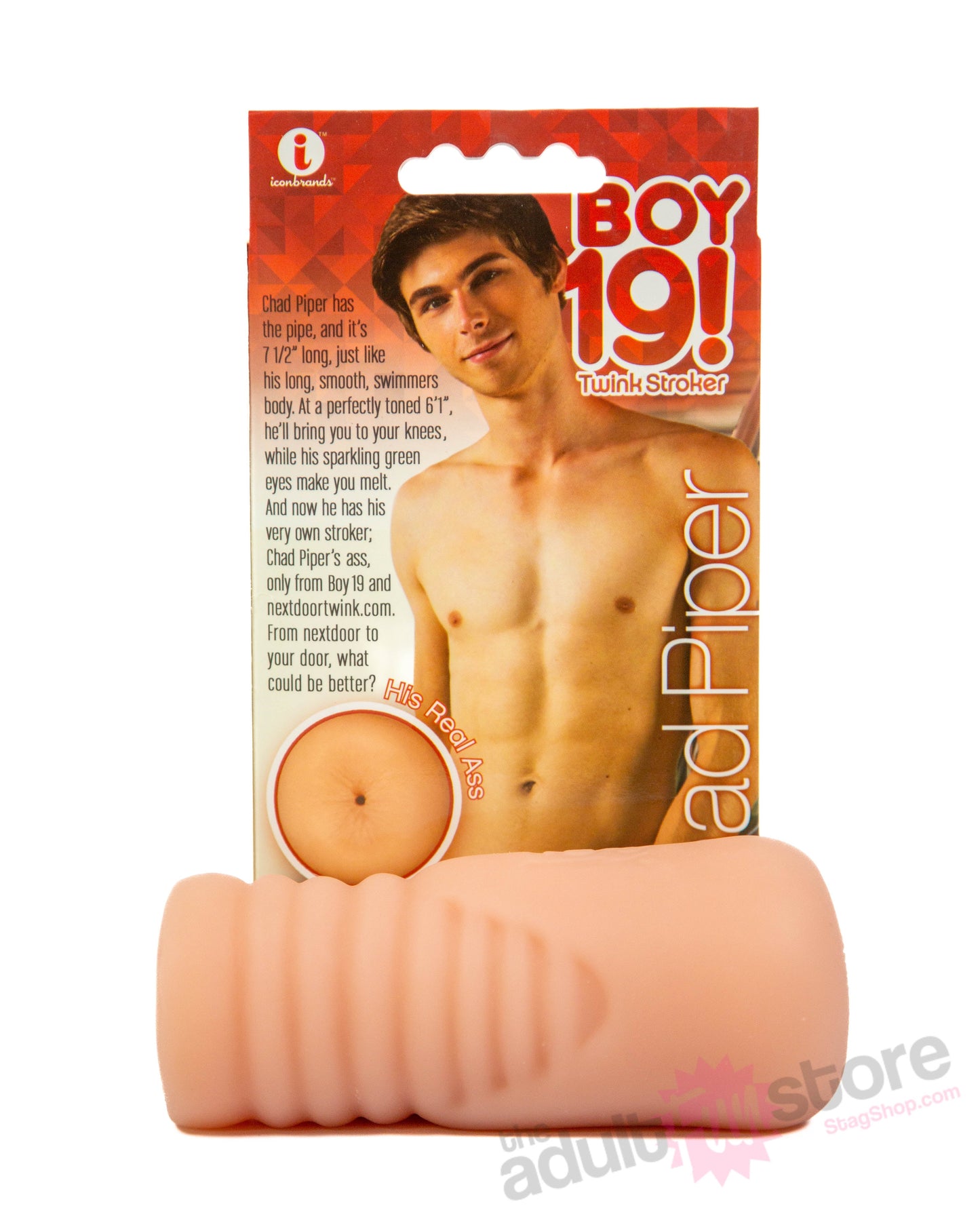 Icon Brands - BOY 19 Teen Twink - Chad Piper - Custom Anal Masturbator Sex Toy - Tophatter Daily Deals