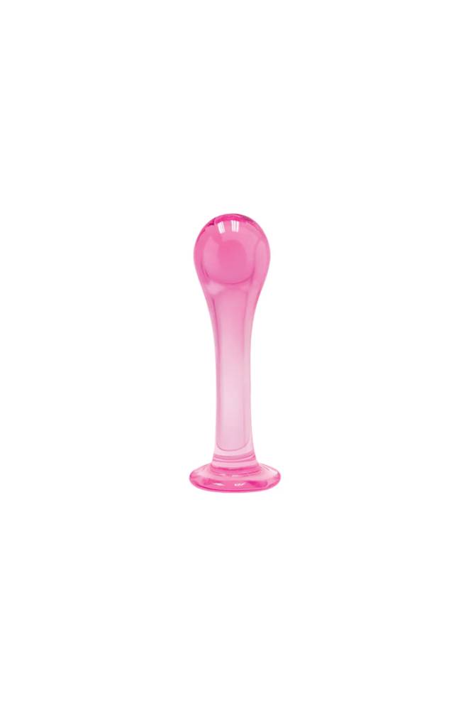 Icon Brands - First Glass Droplet Anal Plug - Pink Sex Toy - Tophatter Daily Deals
