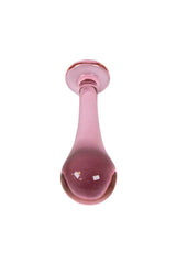 Icon Brands - First Glass Droplet Anal Plug - Pink Sex Toy - Tophatter Daily Deals