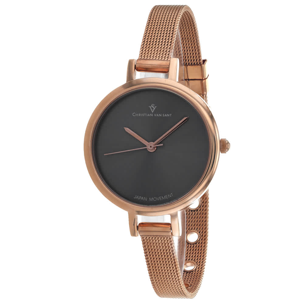 Christian Van Sant Women's Grace // CV0286 Grey Watches - Tophatter Daily Deals