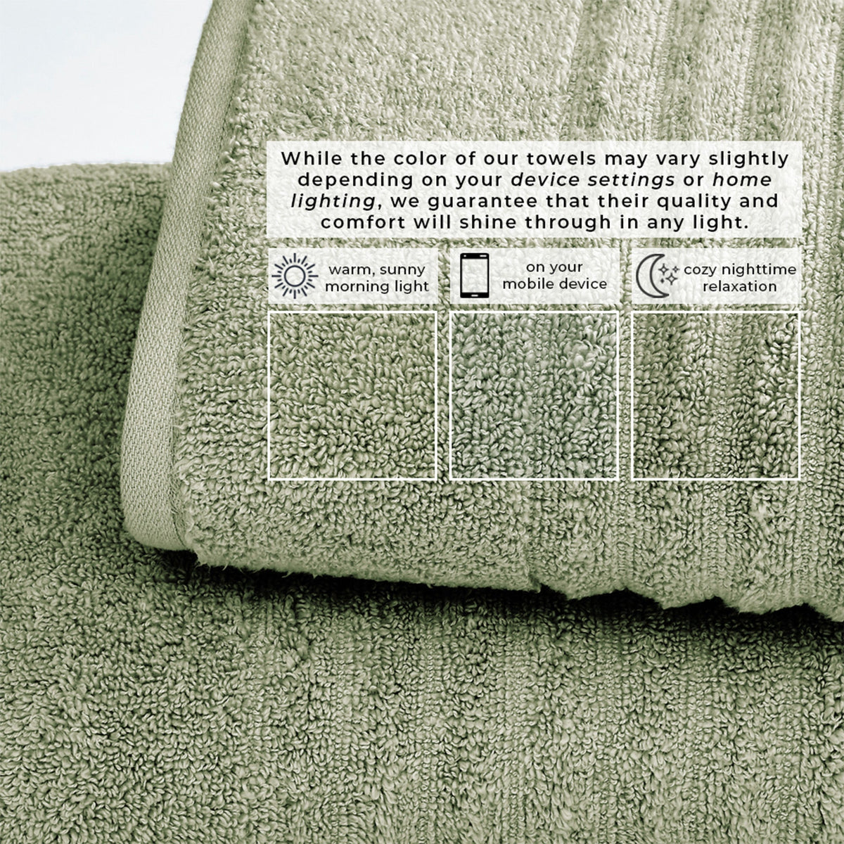 Luxury Combed Cotton Bath Towel Set - Karina Collection Bath - Tophatter Daily Deals