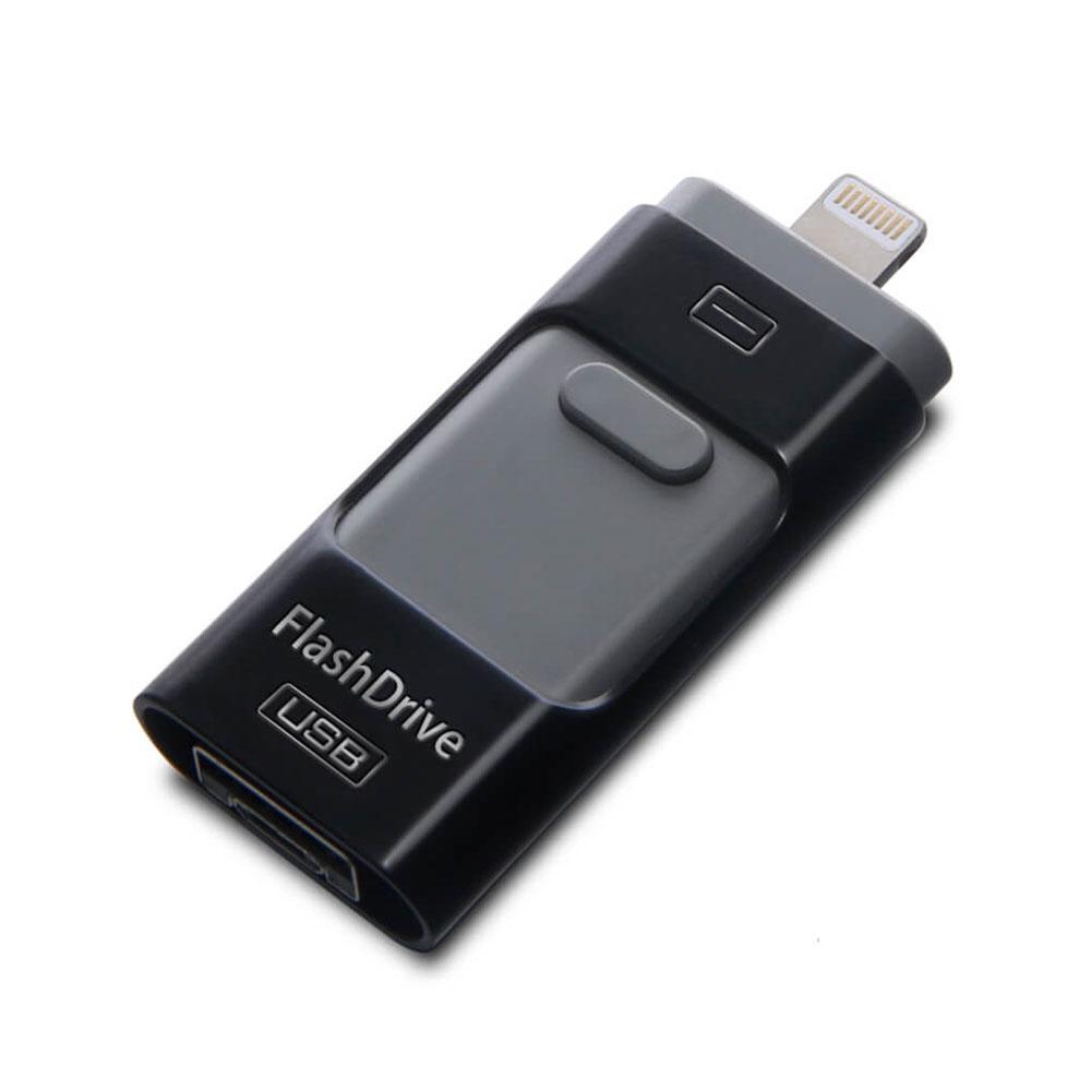 iFlash USB Drive for iPhone, iPad & Android - Assorted Sizes Black USB Flash Drive - Tophatter Daily Deals