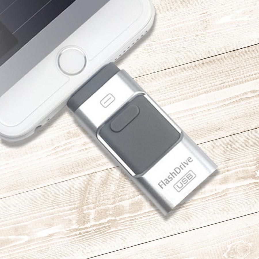 iFlash USB Drive for iPhone, iPad & Android - Assorted Sizes USB Flash Drive - Tophatter Daily Deals