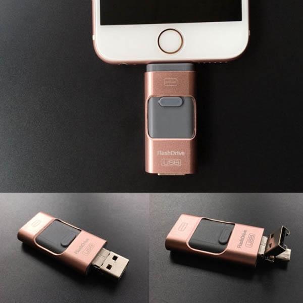 iFlash USB Drive for iPhone, iPad & Android - Assorted Sizes USB Flash Drive - Tophatter Daily Deals