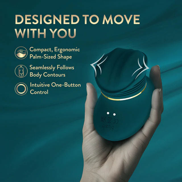 The Blush Collection Riana (Dark Teal) – Clitoral Stimulator > Sex Toys For Ladies > Clitoral Vibrators and Stimulators - Tophatter Daily Deals