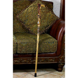Cobra & Skull Encounter: Intricately Handcarved Artisan Cane Animal Handled Canes - Tophatter Daily Deals
