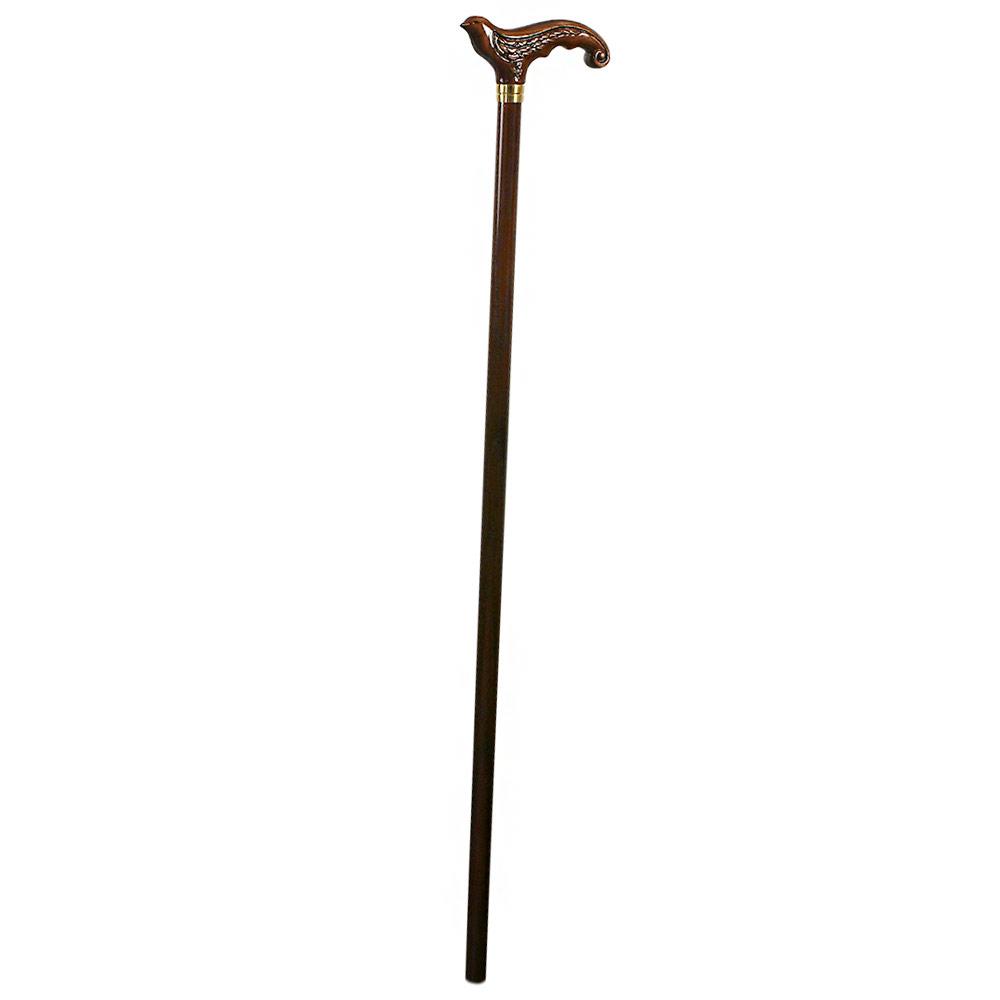 Swallow Under the Tree: Artisan Intricate Hand-Carved Cane Hand Carved Artisan - Tophatter Daily Deals