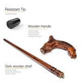 Premium Artisan Horse & Saddle Handcarved Cane Hand Carved Artisan - Tophatter Daily Deals