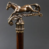 Majestic Victorian Horse: Elegantly Artisan Intricate Cane Hand Carved Artisan - Tophatter Daily Deals