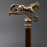 Majestic Victorian Horse: Elegantly Artisan Intricate Cane Hand Carved Artisan - Tophatter Daily Deals
