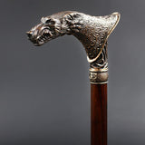 Victorian Wolf: Artisan Intricate Detail Brass Design Cane Hand Carved Artisan - Tophatter Daily Deals