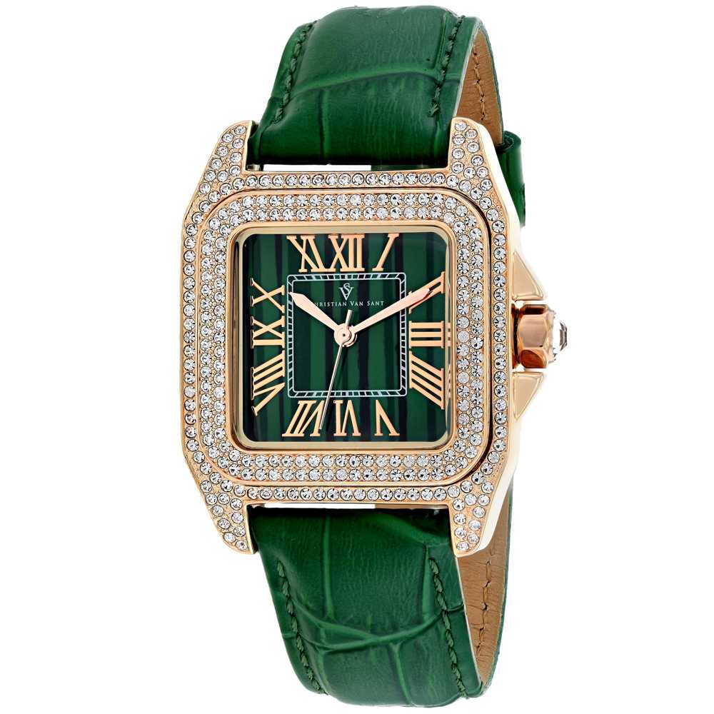 Christian Van Sant Women's Radieuse // CV4424 Green Watches - Tophatter Daily Deals