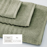 Luxury Combed Cotton Bath Towel Set - Karina Collection Bath - Tophatter Daily Deals