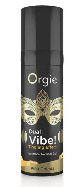 Orgie Dual Vibe Pina Colada – Kissable 15ml Vibrator Gel > Lube > Oral Gels & Sprays - Tophatter Daily Deals