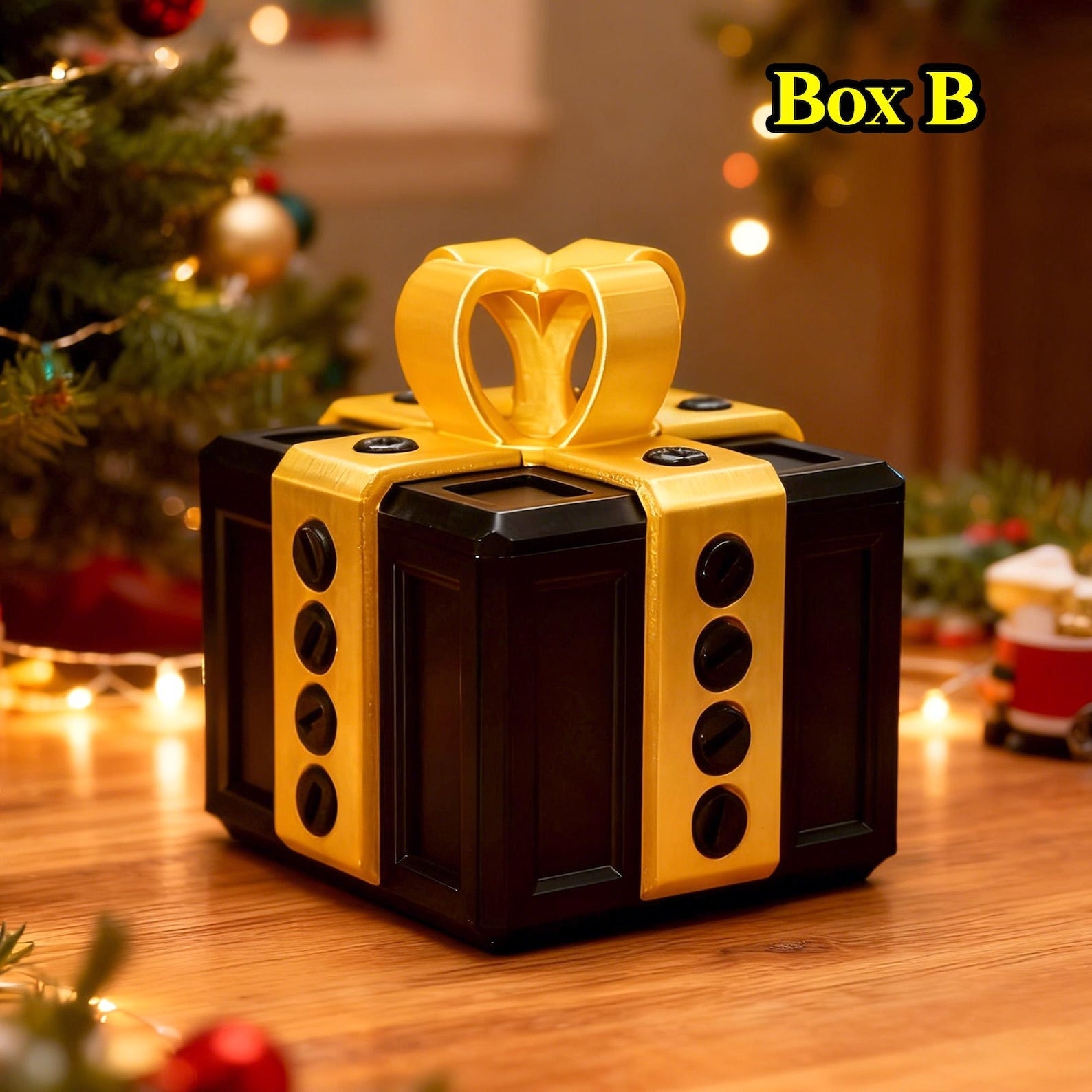 The Annoying Present with Middle Finger in A Box Gift Box with Screws Prank Surprise Pop-Up Novelty Funny Gifts for Adult Toys Box B 8x8x10cm - Tophatter Daily Deals