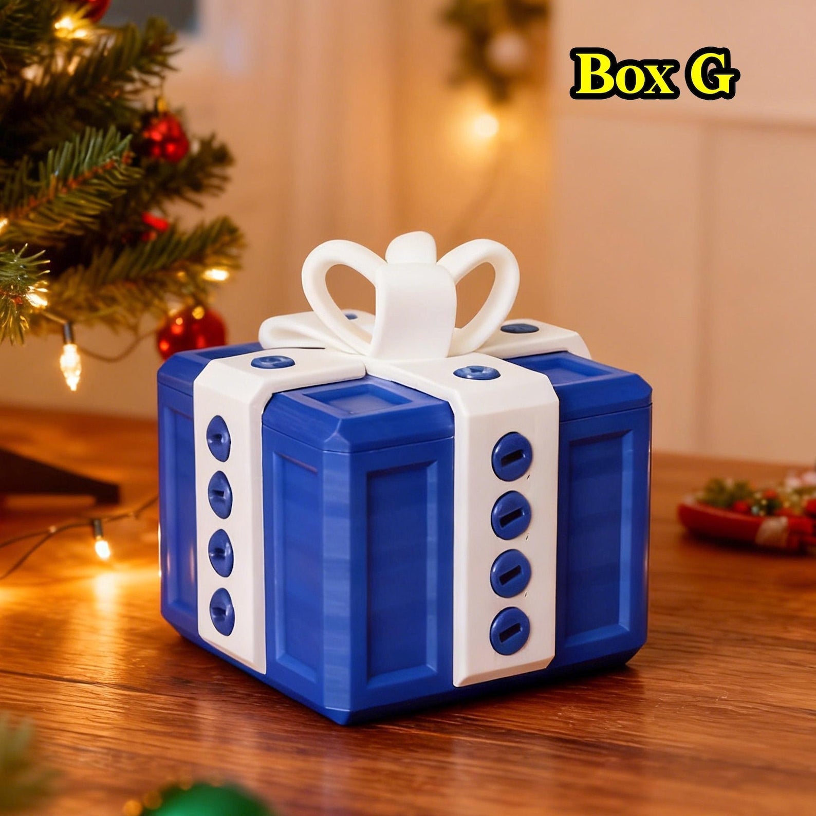 The Annoying Present with Middle Finger in A Box Gift Box with Screws Prank Surprise Pop-Up Novelty Funny Gifts for Adult Toys Box G 8x8x10cm - Tophatter Daily Deals