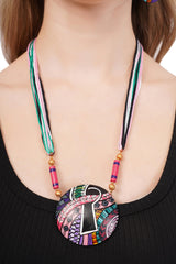 Beachy Boho Clay Necklace & Earrings Set Necklaces - Tophatter Daily Deals