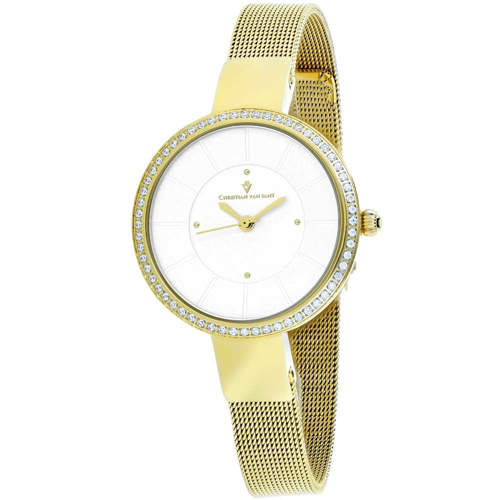Christian Van Sant Women's Reign // CV0222 Silver Watches - Tophatter Daily Deals