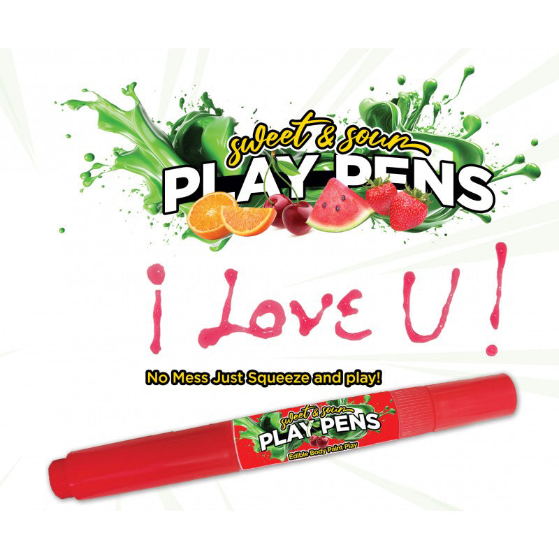 Sweet and Sour Play Pens – Edible Fruit Flavored Body Pens > Novelties > Candy & Edible Items - Tophatter Daily Deals