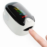 Pulse Oximeter Fingertip Noninvasive Accurate Readings White - Tophatter Daily Deals
