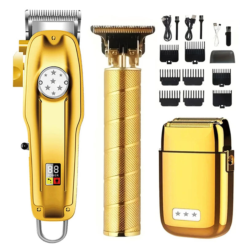 Trimmer Set Cordless Professional All In One Grooming - Tophatter Daily Deals