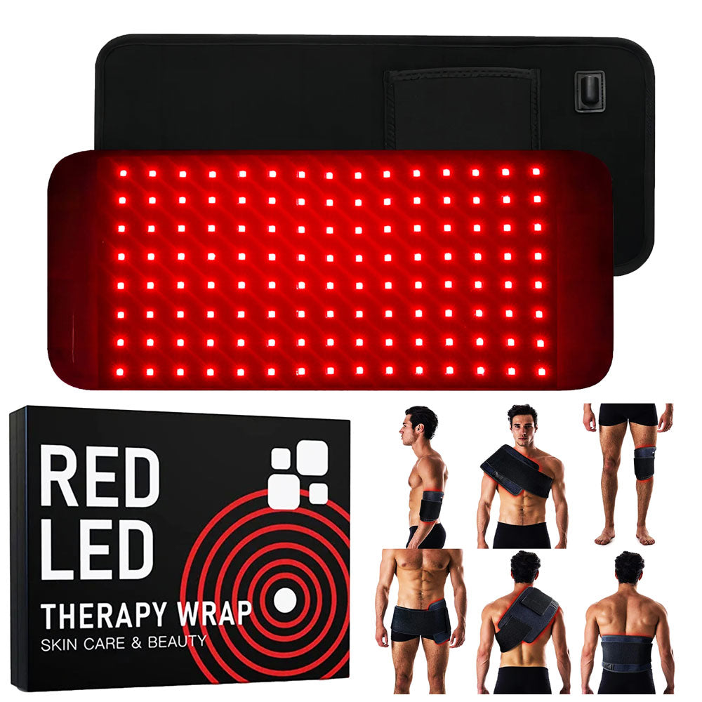 Infrared Light Therapy Belt Portable Pain Relief 2025 Black - Tophatter Daily Deals