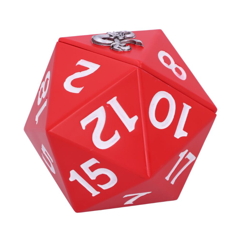 Dungeons & Dragons – Official D20 Dice Storage Box Dice Set - Tophatter Daily Deals